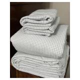 King Sz 100% Cotton Flannel Sheet Set