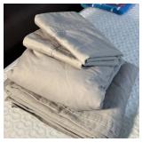 King Sz 100% Cotton Bedsheet Sheet Set