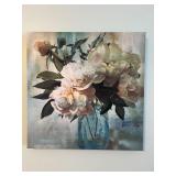 20'x20' Print on Canvas Wall Art Peony Bouquet i