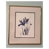 Artist Pencil Signed Lithograph Iris Print