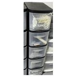Five Drawer Plastic Storage Container Bin