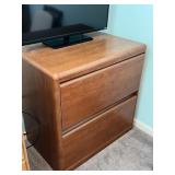 Danish Modern Vintage Filing Cabinet Office