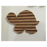 Turtle Butcher Block Cutting Board Wall Hanging