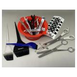 At Home Hair Care Haircut Hair Dye Brush, Bowl,