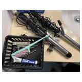 Curling Irons Teasing Comb, Tweezers, Scissors