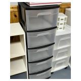 5 Drawer Sterilite Plastic Storage Drawers