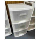 3 Drawer Plastic Storage Drawers Cabinet