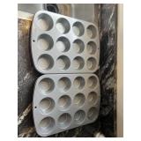 Pair of Muffin Tin Baking Sheets