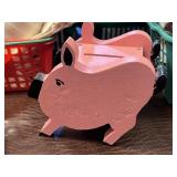 Handmade Wooden Piggy Bank