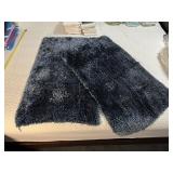 Pair of Chenille Bath Mat Rugs Rug Mats As Found