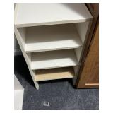 (2) Pressboard Storage Shelves Shelf Duo
