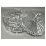 Anchor Hocking Old Cafe Clear Covered Candy Dish