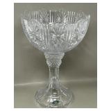 Shannon Crystal Remembrance 14' Footed Pedestal B