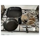 Griddle Pan, Saute Pan, Pots & Pan Lids