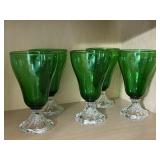 Anchor Hocking Inspiration Green Glass Water