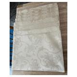 (8) Gold Damask Lined Placemats