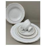 5pc Wawel Royal Kent Polish Porcelain Place Settin