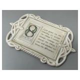 Celtic Serenity Prayer Ceramic Wall Hanging