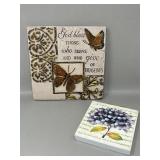 God Bless Those Who Serve Wall Tile Hanging