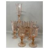 Vintage Crystal d'Arques Rosaline Stemware