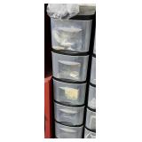 Five Drawer Plastic Storage Container Bin