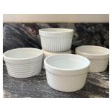 Ramekins Ceramic Prep Sauce Bowls Souffle Cups