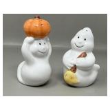 King May Co Ceramic Ghost Salt & Pepper Shaker