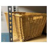 Handled Storage Basket Blanket Basket