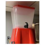 Large Plastic Beverage Dispenser w Stand