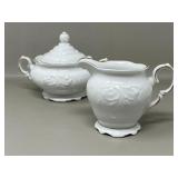 Wawel Royal Kent Casa Oro Cream & Sugar Bowl Porce