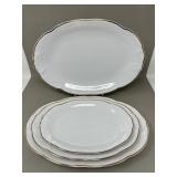 (4) Wawel Royal Kent Serving Platters Plates Porce