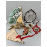 Vintage Fans, Chinese Ornaments, Dreamcatcher etc