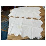 Pair of Vintage Card Table Tablecloths