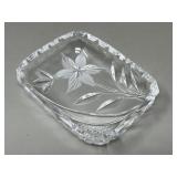 Brilliant Crystal Trinket Dish Catchall Ashtray