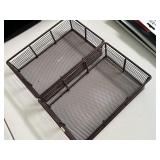 Metal Mesh Storage Bins Boxes Catchalls