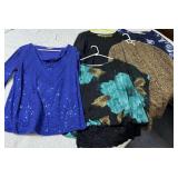 Ladies XL-1X Stretch Knit Blouses Tees Shirts