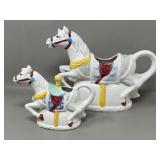Heritage Mint Carousel Horse Figural Teapot