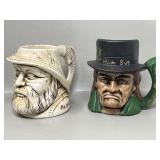 Vintage Visage Mugs Man Face Coffee Mug Sailor,