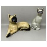 Cat Perfume Bottle, As-Is Ceramic Laying Cat