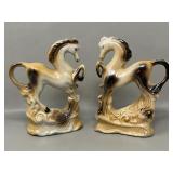 MCM Brazillian Lusterware Prancing Horse