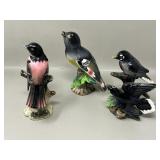 Vintage Japanese Porcelain Bird Figurines