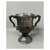 Small Handled Trophy Cup Vintage Metal