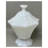 Anchor Hocking Grape Vine Patter Lidded Candy