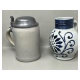 Williamsburg Salt Glazed Stoneware Mug Jug, Stein