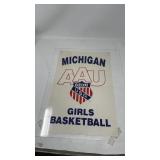Vintage Poster Michigan AAU Girls Basketball