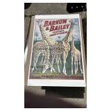 Vintage Barnum Bailey Circus Poster Greatest Show