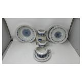 Vintage Pontesa Ironstone Creamers Bowls Saucers