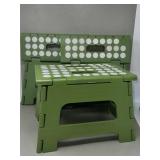 Trio of Folding Step Stools
