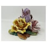 Massive Capodimonte Centerpiece with Candlesticks