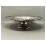 Silverplate Pierced Reticulated Rim Pedestal Bon B